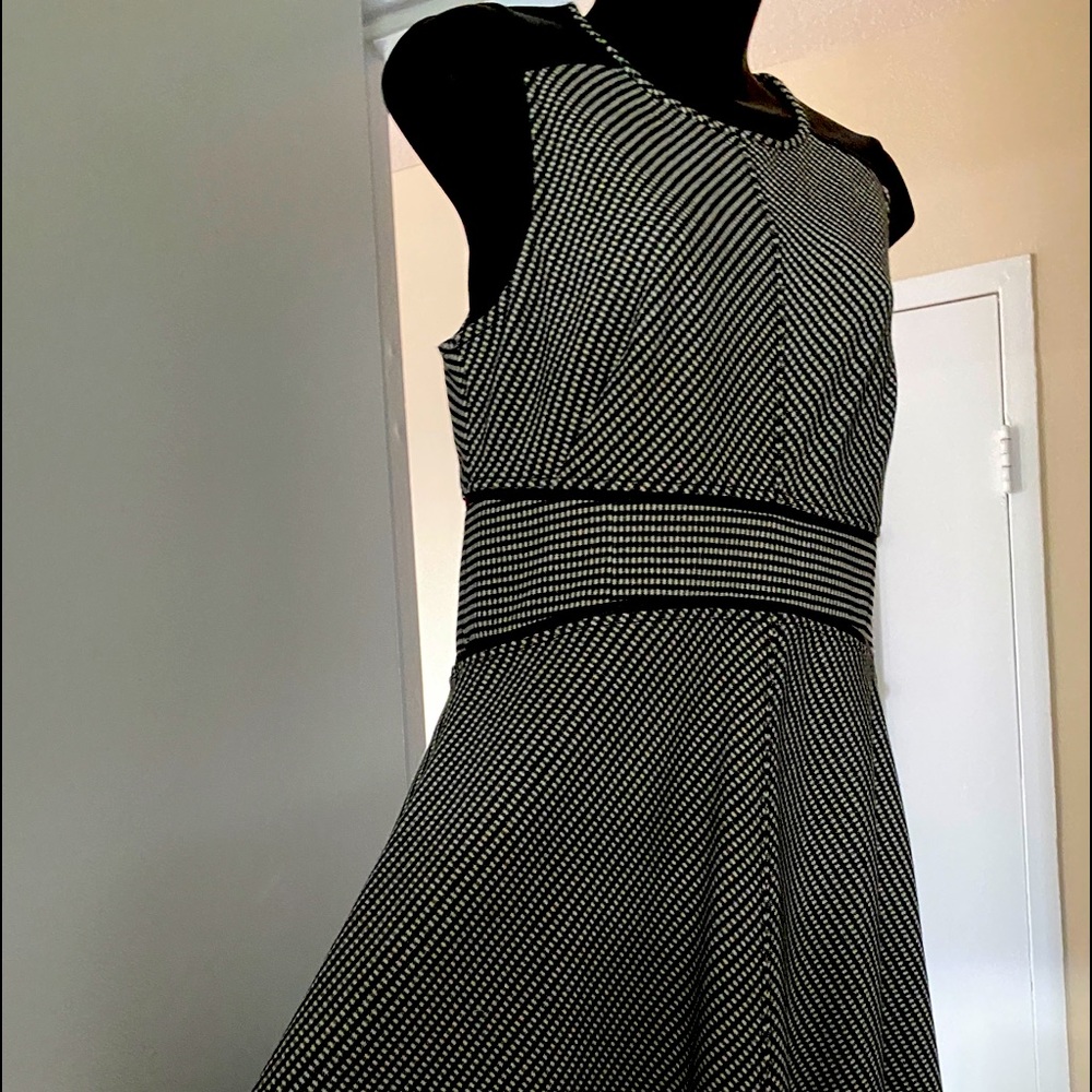 Checkered swing dress